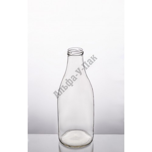 Стеклянная бутылка 1л ТО-43 Молочная