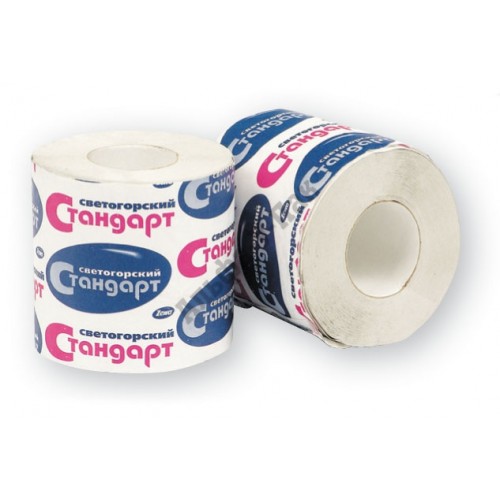 Туалетная бумага Стандарт 1-слойная (48 рулонов в упаковке) 