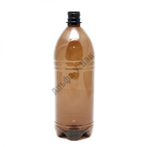 Бутылка пластиковая коричневая 1500мл (диаметр горла 28мм) 60 штук в упаковке