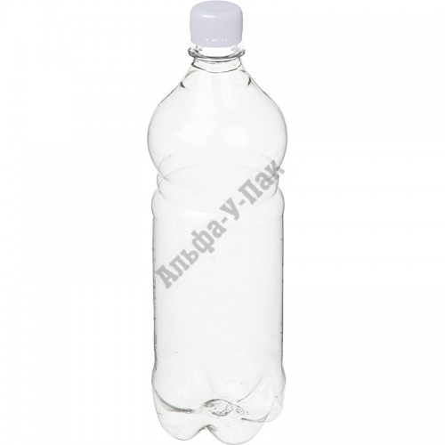 Бутылка пластиковая прозрачная 1000мл (диаметр горла 28мм) 77 штук в упаковке