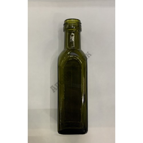Стеклянная бутылка 100мл Олива РР-25